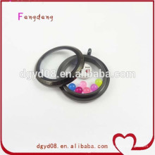 Black color 30mm screw living locket